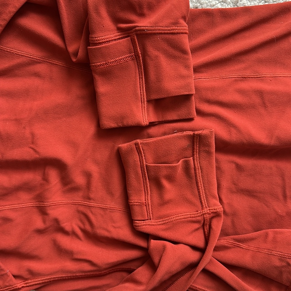 lululemon athletica Women's Hooded Full-Zip Jacket in Brick Red - Picture 3 of 3